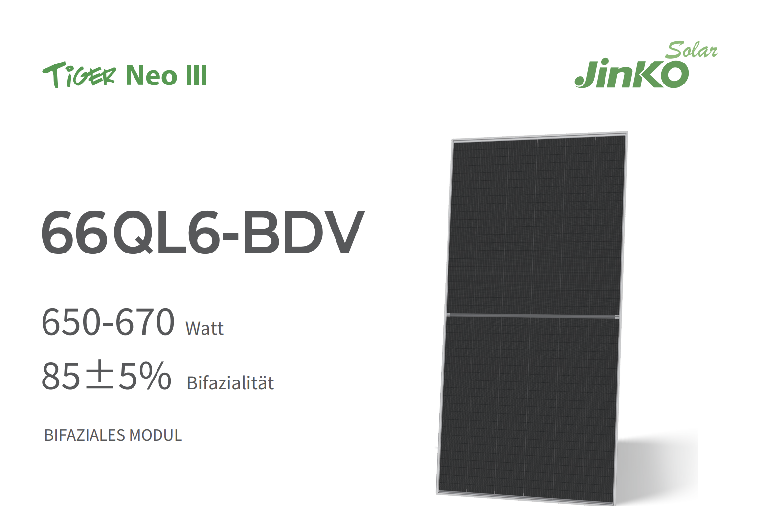 Jinko Solar Tiger Neo 3.0 66QL6-BDV